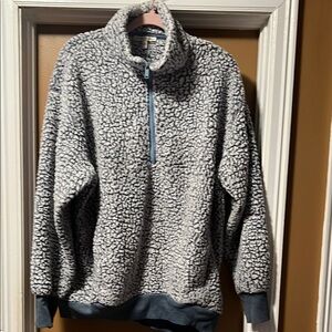 Express Gray Zip Up Jacket with Cozy Texture